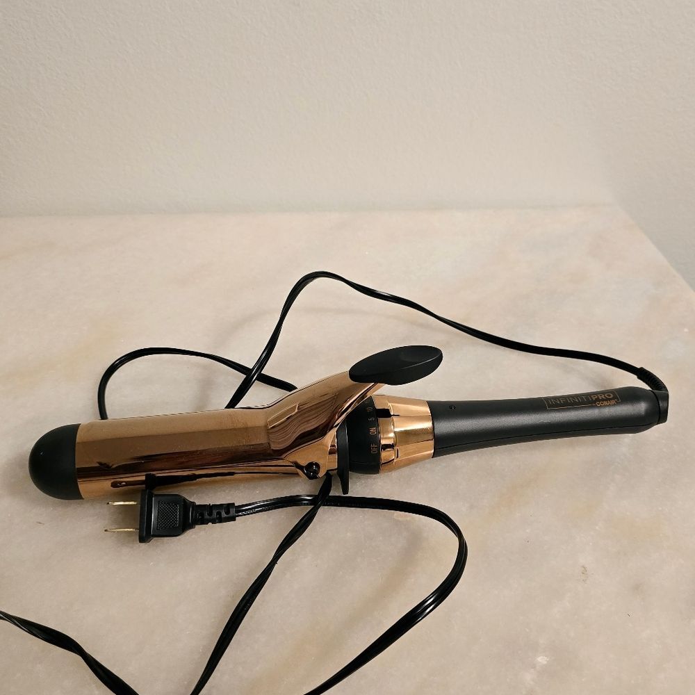 CONAIR Infinity Pro Rose Gold Titanium Curling Iron 1.25"